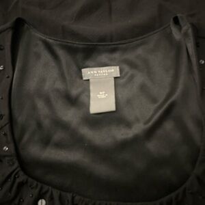 Ann Taylor Elegant Black Top